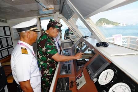 Panglima TNI Cek Keamanan Kapal Phinisi Ayana Lako Di'a Untuk KTT Asean