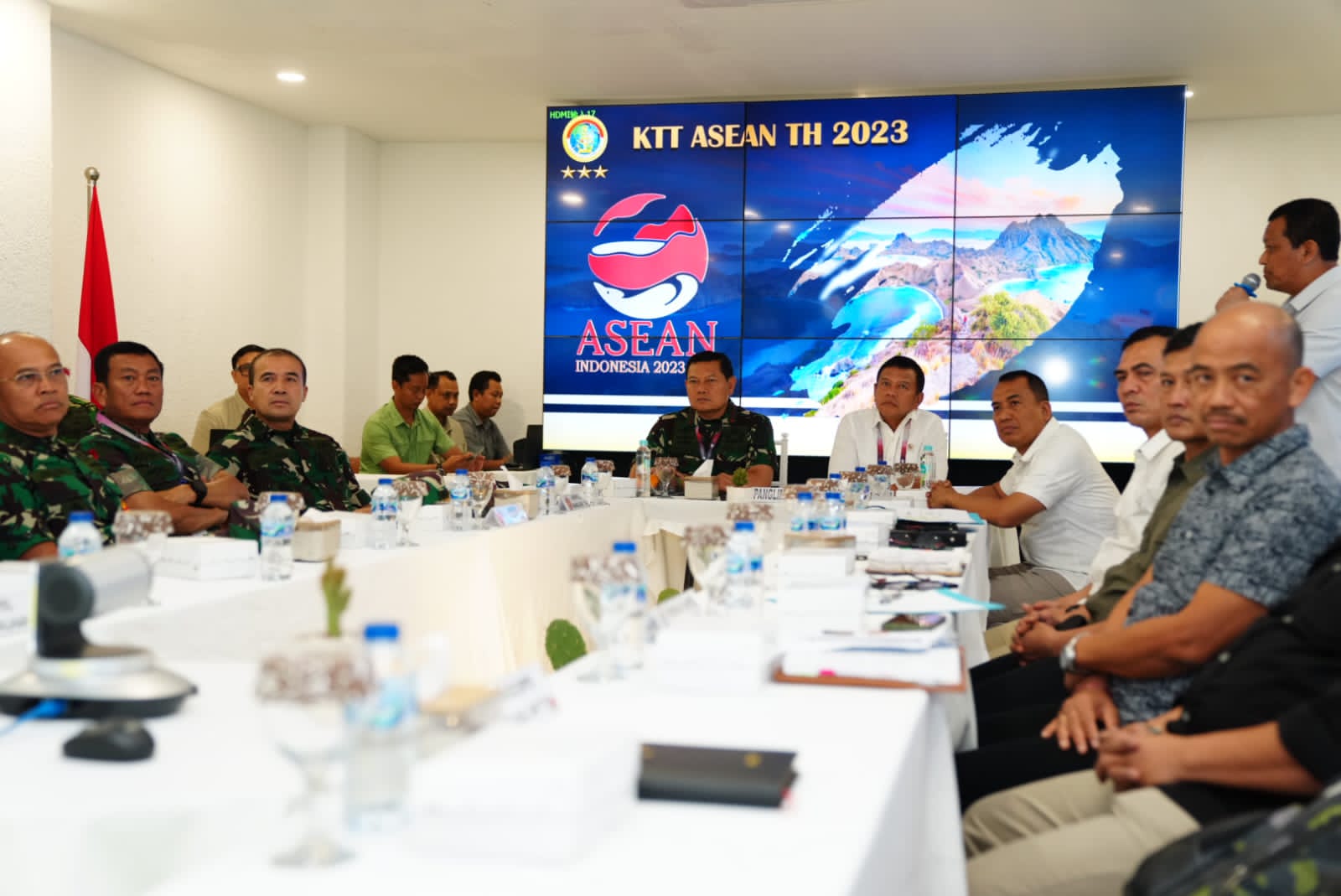 Panglima TNI Laksamana Yudo Margono Cek Kesiapan Satuan Tugas Intelijen Pengamanan KTT ASEAN ke-42