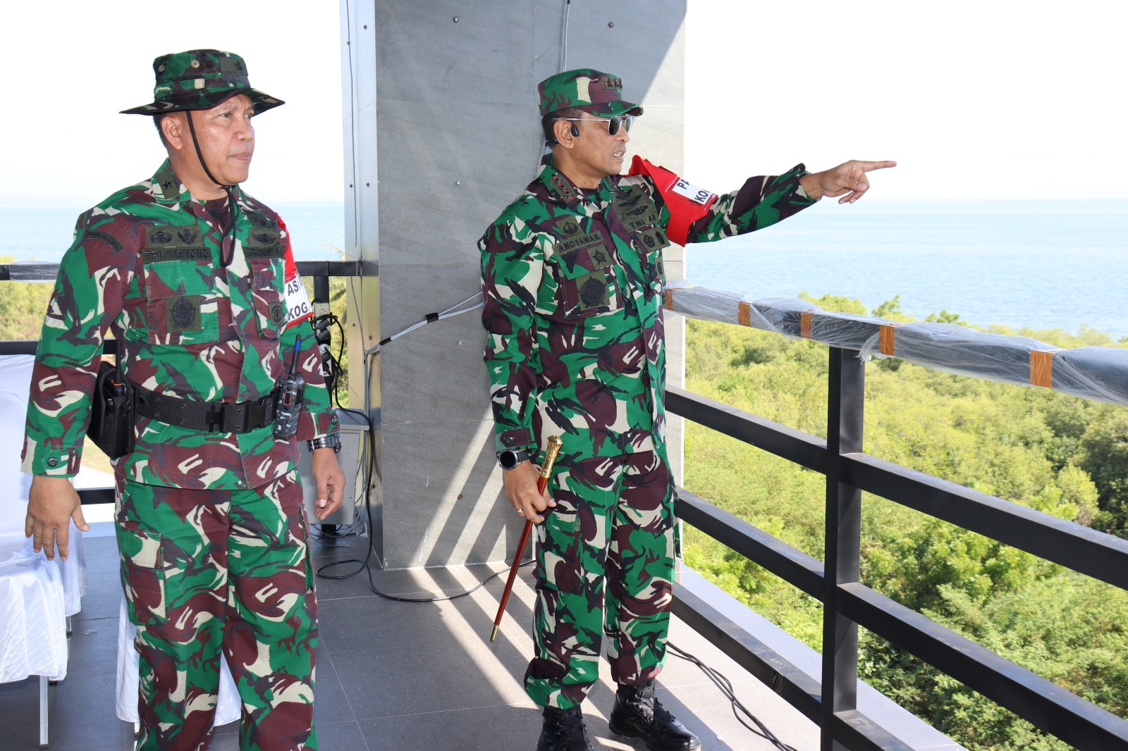 Pos Tinjau Manuver Lapangan Latgab TNI 2023 Asembagus Siap Sambut Kehadiran Tamu VVIP