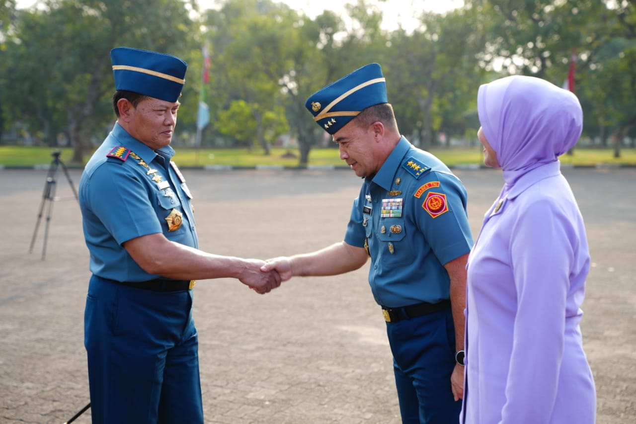 Panglima TNI Menerima Laporan Korps Kenaikan Pangkat 27 Pati TNI