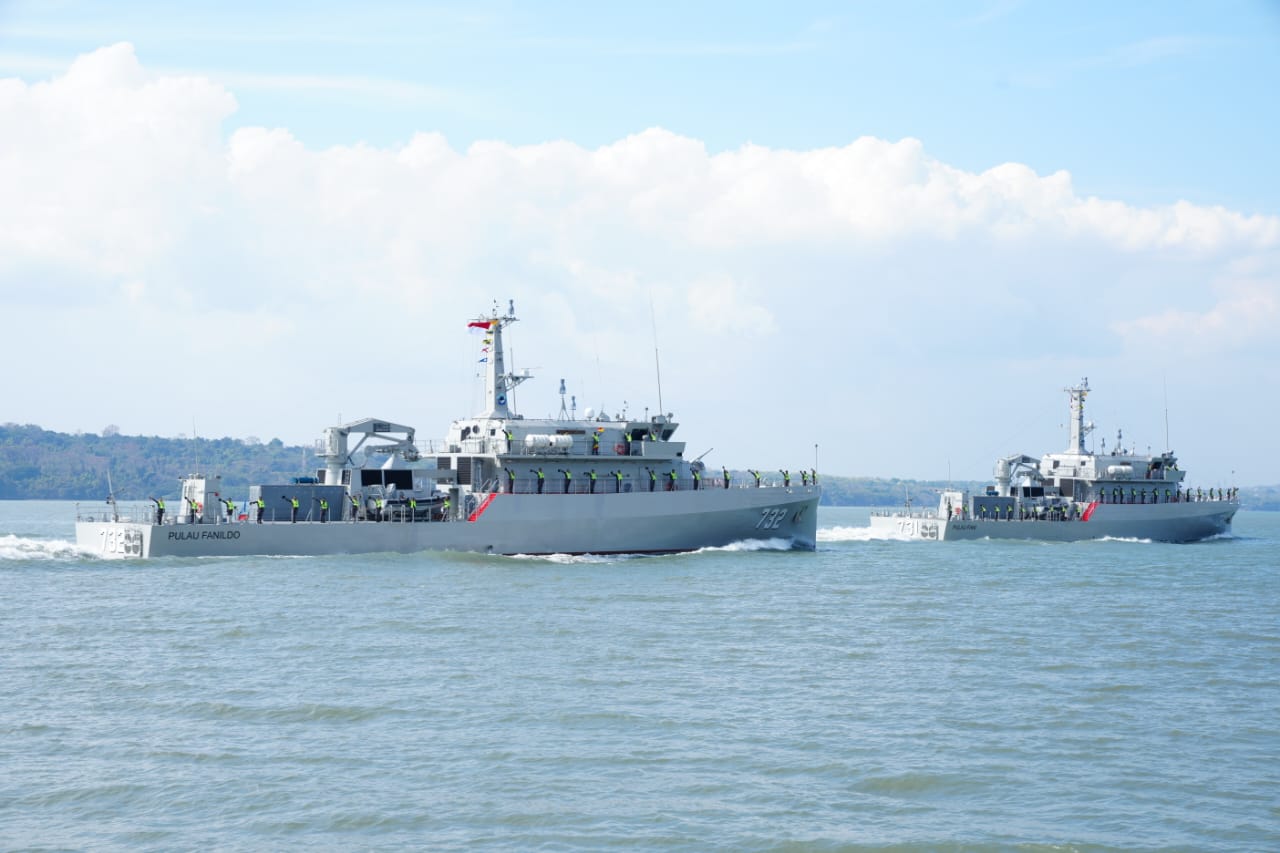 Mengarungi Harapan Delapan Tahun, Kapal Canggih Terbaru TNI Berkibar di Perairan NKRI