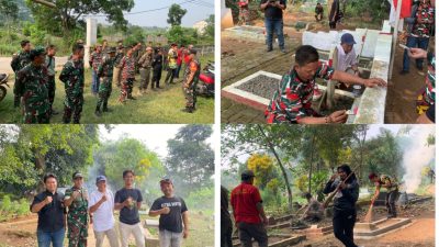 Korve bersama di Taman Makam Pahlawan Pejuang Kemerdekaan Republik Indonesia di Parungpanjang