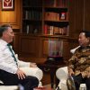 Perkuat Kemitraan Pertahanan: Menhan Prabowo Sambut Hangat Menhan Australia di Hambalang