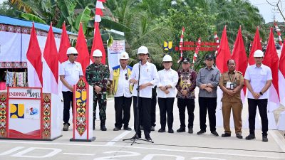Panglima TNI Mendampingi Kunker Presiden Joko Widodo di Kawasan Ibu Kota Nusantara