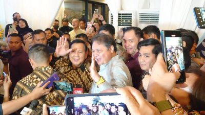 Silaturahmi Hangat Prabowo dan Airlangga di Widya Chandra III: Dialog Tanpa Sentimen Politik